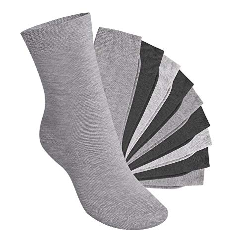 Footstar Kinder Socken (10 Paar) - Everyday! - Classic Grey 23-26 von Footstar