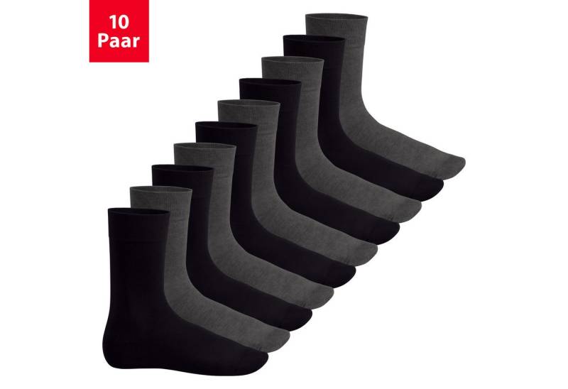 Footstar Basicsocken EVERYDAY! 10 PAAR Damen Herren Socken mit Baumwolle Basic Socken von Footstar