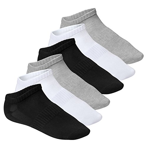 Footstar Damen & Herren Fitness Sneaker Socken (6 Paar) - Mix 47-50 von Footstar