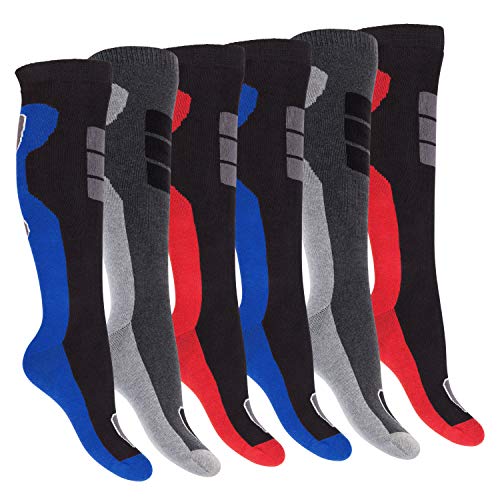 Footstar Damen und Herren Winter Kniestrümpfe (6 Paar) Warme Vollfrottee Socken mit Thermo Effekt - 39-42 von Footstar