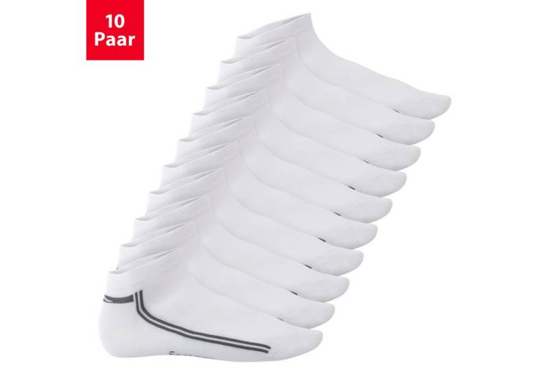 Footstar Füßlinge Sneak It! Damen & Herren Motiv Sneaker Socken (10 Paar) von Footstar