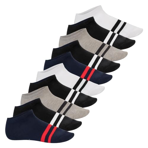 Footstar EVERYDAY! 10 Paar Damen & Herren Sneaker Socken - Street 39-42 von Footstar
