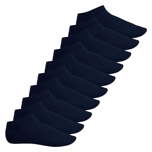 Footstar EVERYDAY! 10 Paar Damen & Herren Sneaker Socken - Marine 43-46 von Footstar