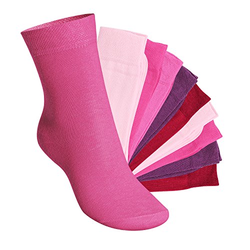 Footstar Kinder Socken (10 Paar) - Everyday! - Berrytöne 35-38 von Footstar