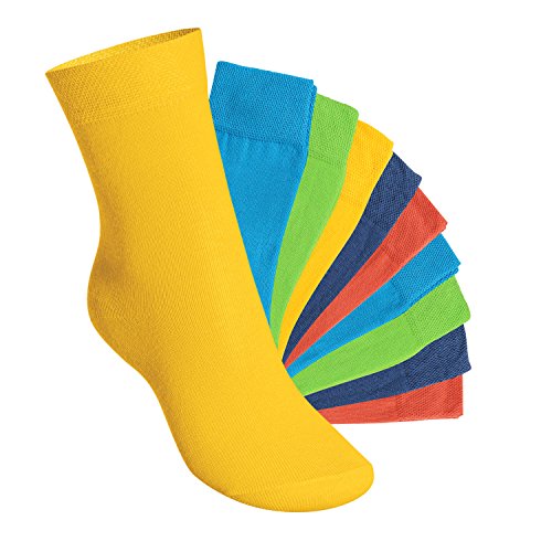 Footstar Kinder Socken (10 Paar) - Everyday! - Trendfarben 31-34 von Footstar