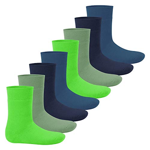 Footstar Kinder Wintersocken (8 Paar) Everyday! - Cool Colours 23-26 von Footstar