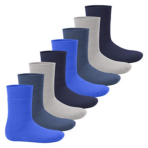 Footstar Kinder Wintersocken (8 Paar) Everyday! - Jeanstöne 23-26 von Footstar