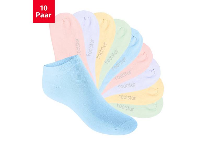 Footstar Kurzsocken EVERYDAY! 10 Paar Kinder Sneaker Socken Kurze Socken Footstar Kurzsocken EVERYDAY! 10 Paar Kinder Sneaker Socken Kurze Socken von Footstar