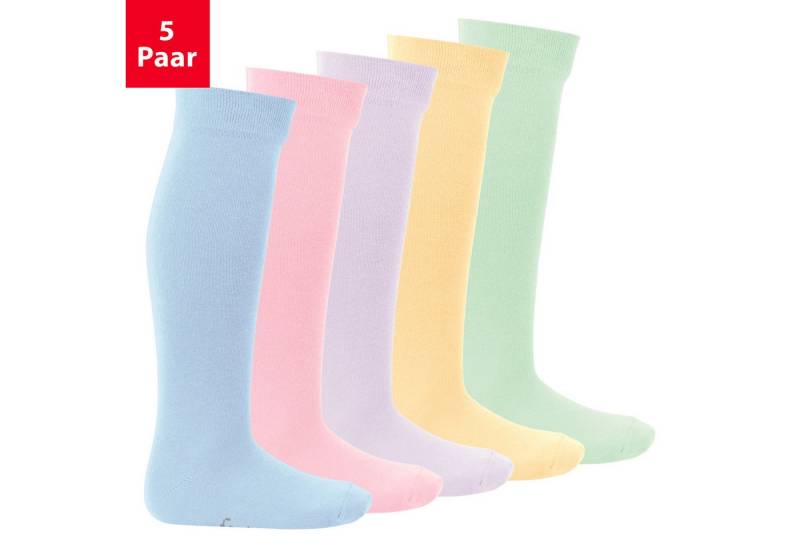 Footstar Langsocken EVERYDAY! 5 Paar Kinder Kniestrümpfe Lange Socken für Mädchen & Jungen Footstar Langsocken EVERYDAY! 5 Paar Kinder Kniestrümpfe Lange Socken für Mädchen & Jungen von Footstar