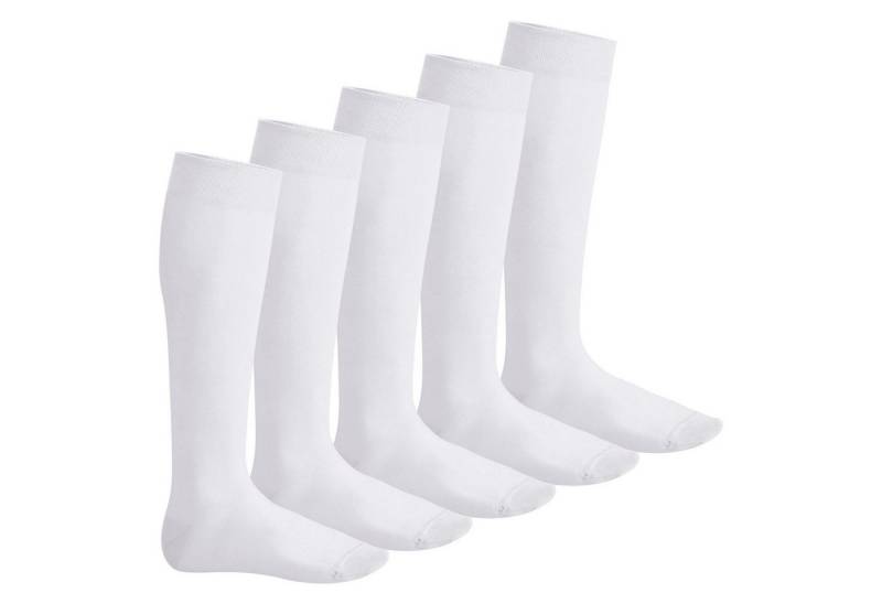 Footstar Langsocken Everyday! Damen & Herren Kniestrümpfe (5 Paar) mit Baumwolle von Footstar