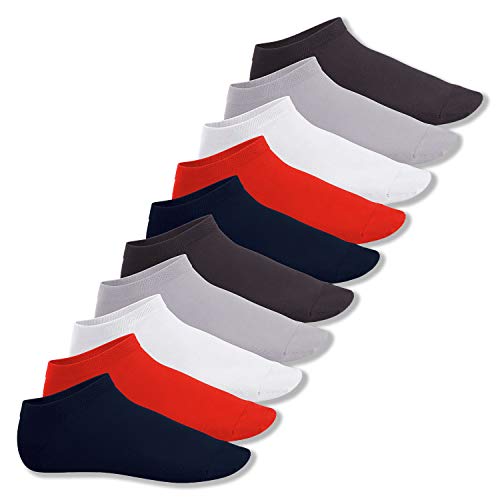 Footstar Herren & Damen Sneaker Socken (10 Paar), Kurze Sportsocken aus Baumwolle - Sneak It! - Metropolis 35-38 von Footstar