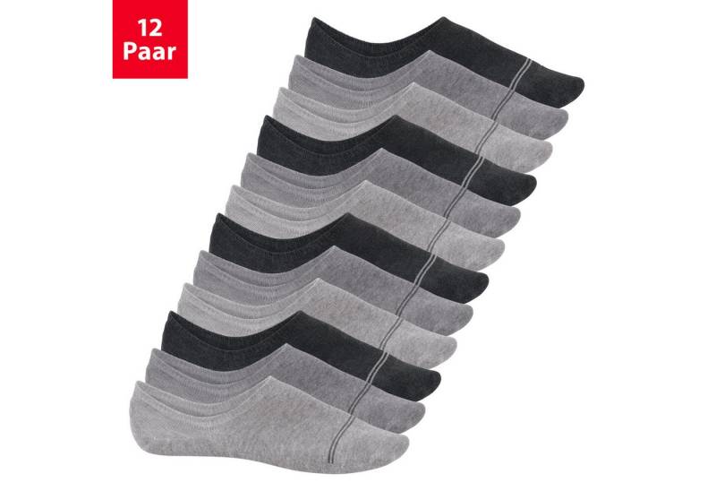 Footstar Sneakersocken Damen & Herren Füßlinge mit Anti-Slip für - Sneak it! von Footstar