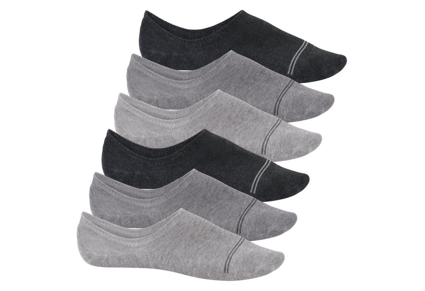 Footstar Sneakersocken Damen & Herren Füßlinge mit Anti-Slip für - Sneak it! von Footstar