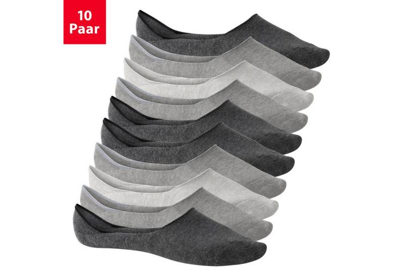 Footstar Sneakersocken Damen & Herren Füßlinge mit Anti-Slip für - Sneak it! von Footstar