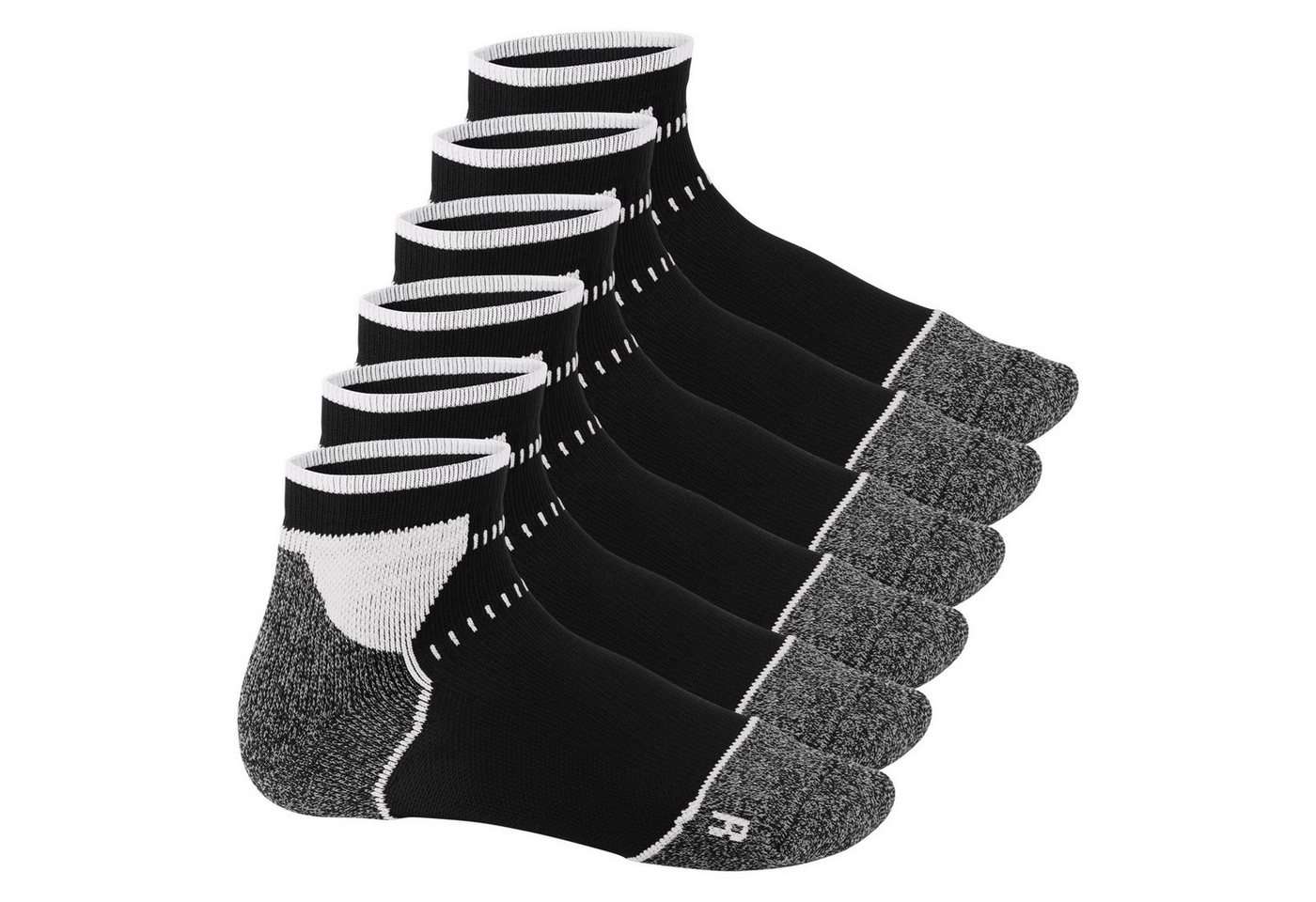 Footstar Sportsocken Damen & Herren Funktions Sport Socken (6 Paar) Laufsocken von Footstar