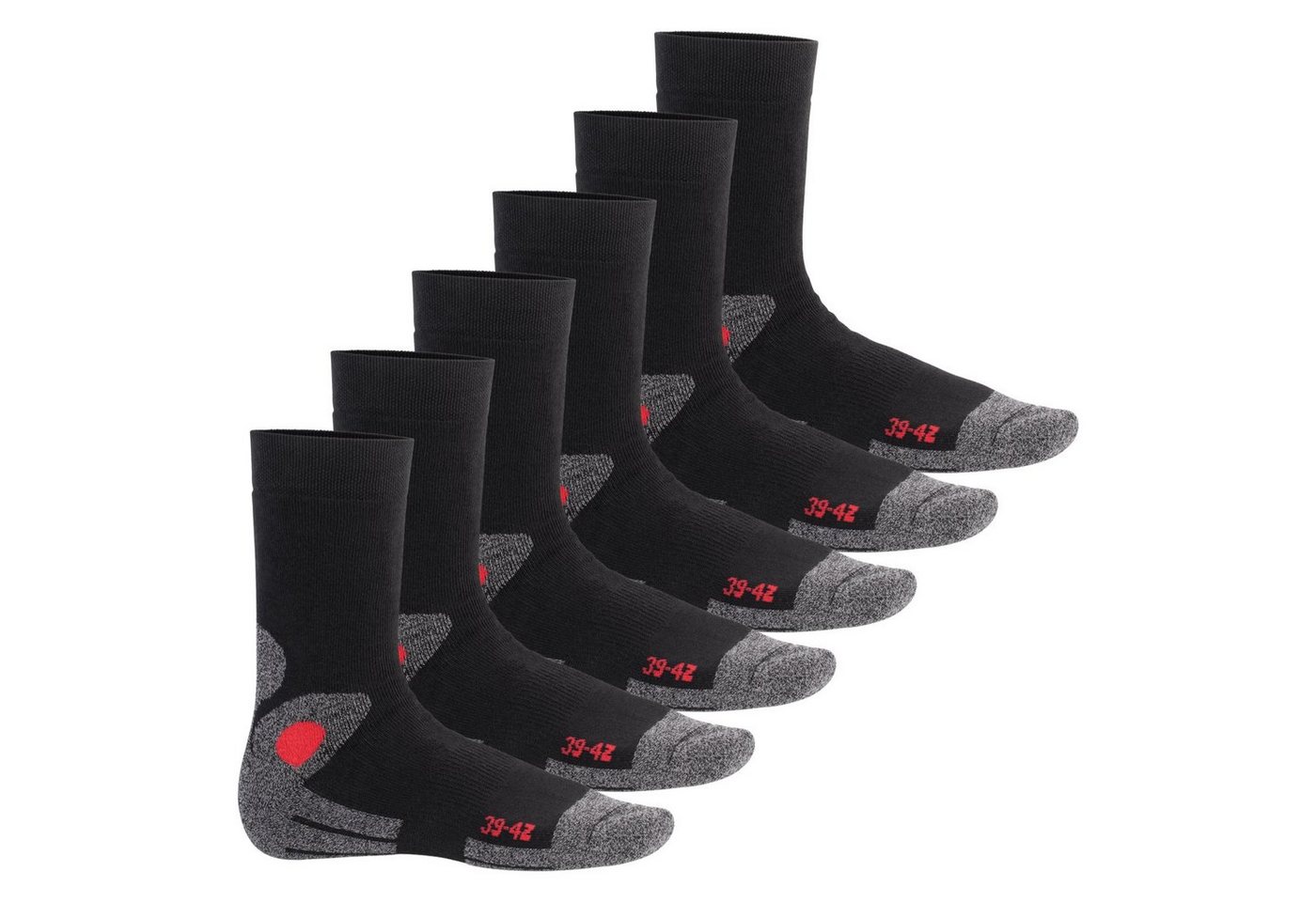 Footstar Thermosocken Damen/Herren Wintersocken (6 Paar) - Warme Vollfrottee Thermo Socken von Footstar