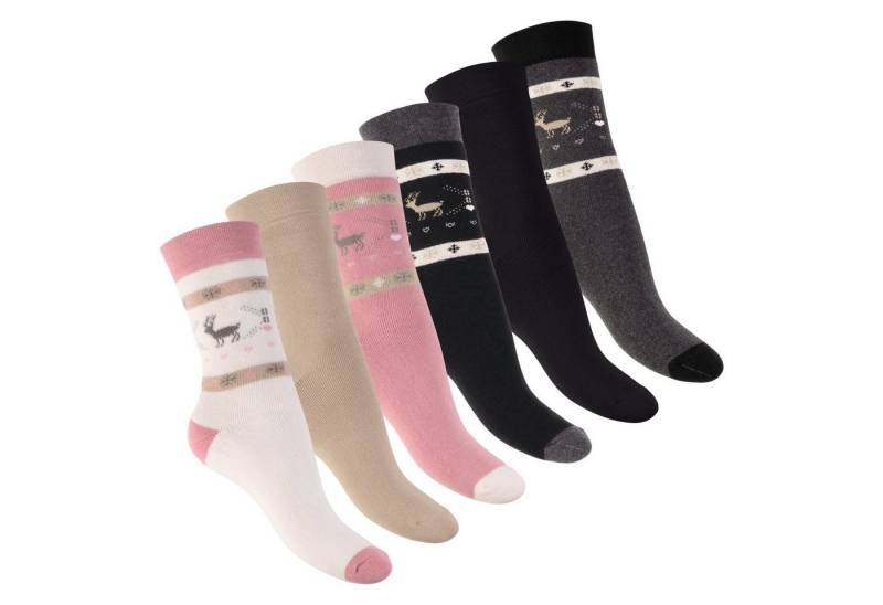 Footstar Thermosocken Damen Wintersocken (6 Paar) Warme Vollfrottee Thermo Socken von Footstar