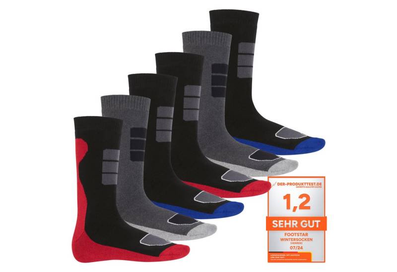 Footstar Thermosocken Herren Wintersocken 6er Pack - Frottee-Socken mit Thermo Effekt von Footstar