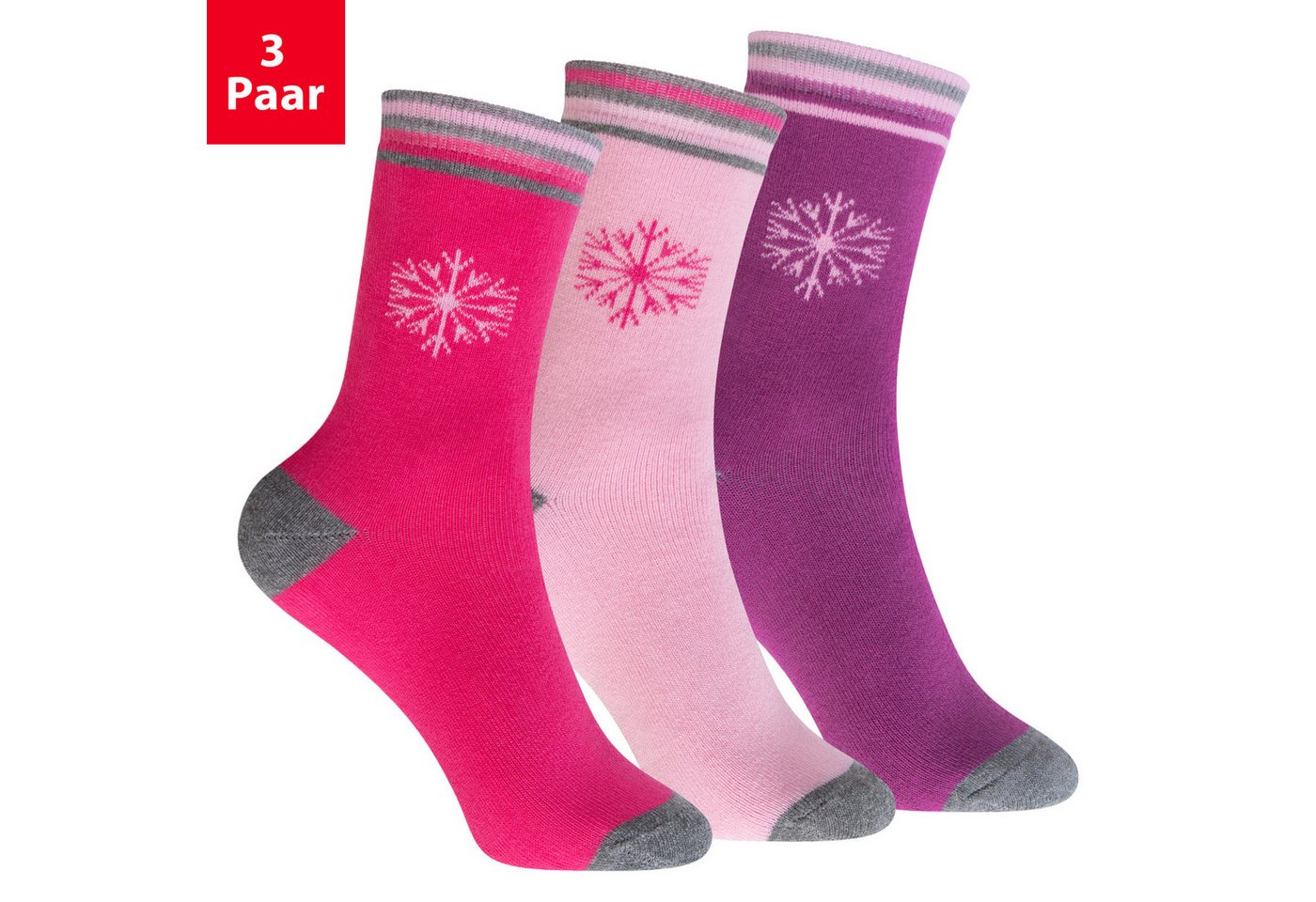 Footstar Thermosocken Kinder Motiv Frottee Socken Thermo Wintersocken von Footstar