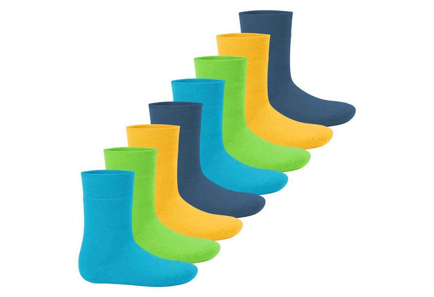 Footstar Thermosocken Footstar Kinder Wintersocken (8 Paar) Everyday! - Trendfarben 23-26 von Footstar