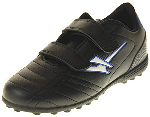 Gola Astro Turf Kinder Sportschuhe mit Schnürung, Fußballschuhe, Blau - Schwarz Blau Aka935 - Größe: 26 EU von Footwear Studio