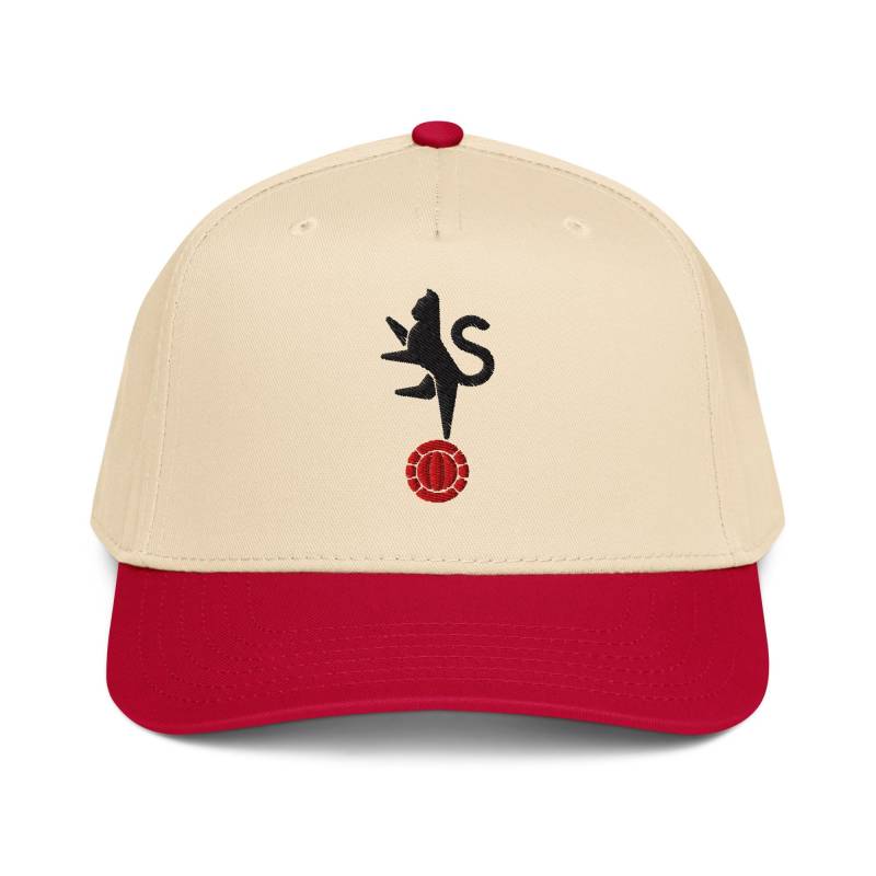 Blackcats Sunderland England Minimalist Design Embroidered 5 Panel Mid-Profile Baseball Cap Soccer Hat von FootynRich