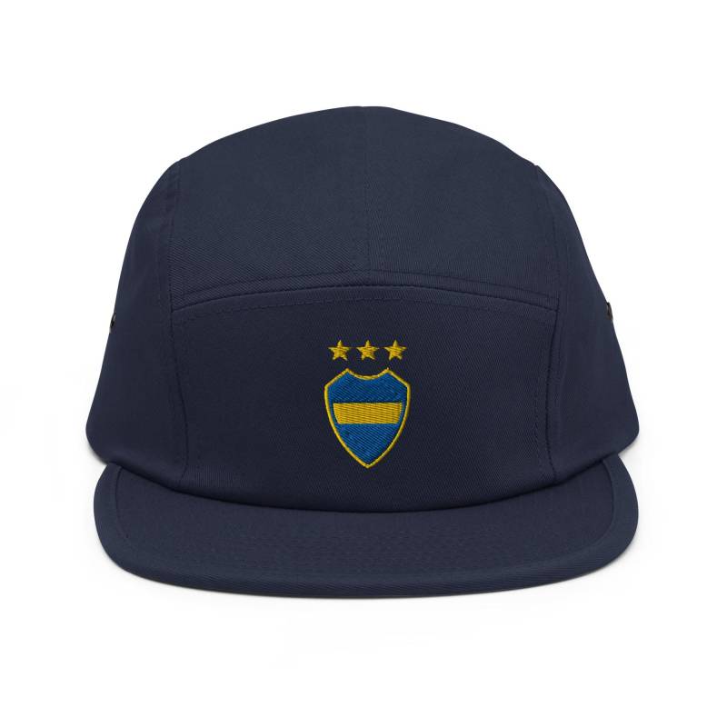 Boca Juniors Footy & Rich Minimalist Design Embroidered Five Panel Cap Soccer Football von FootynRich