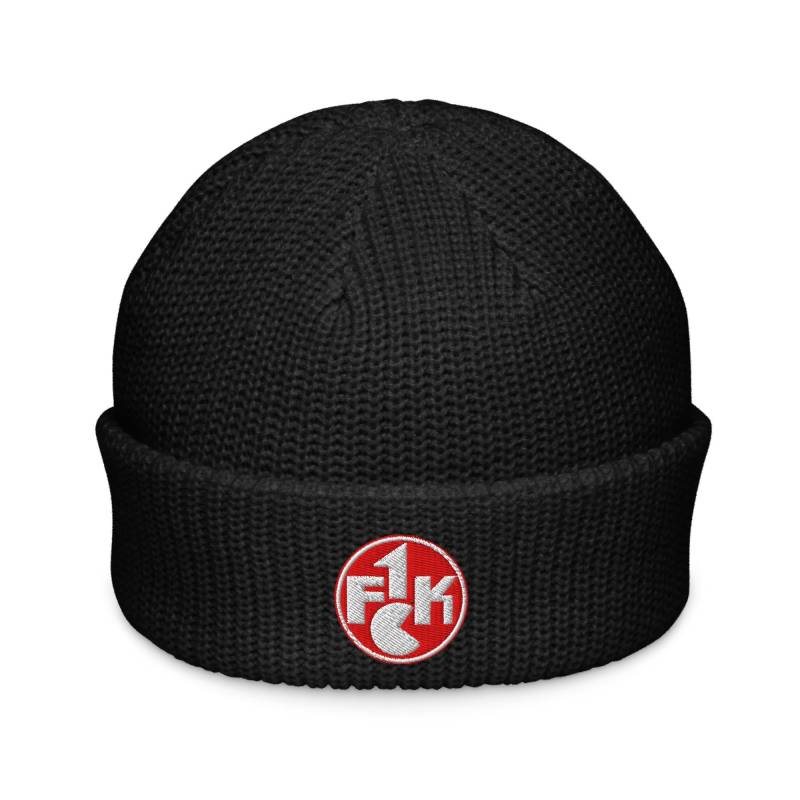 Kaiserslautern Germany Minimalist Design Embroidered Fisherman Beanie Soccer Football Hat von FootynRich