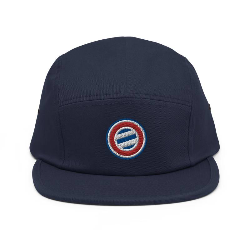 Munich Footy & Rich Minimalist Design Embroidered Five Panel Cap Soccer Football von FootynRich