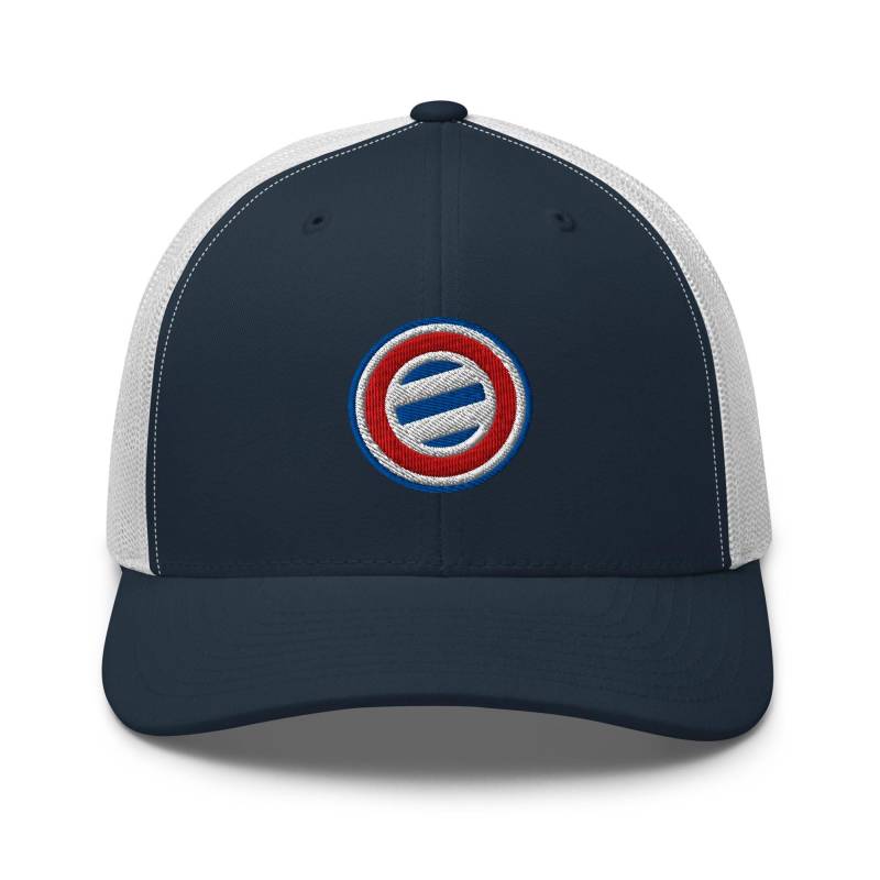 Munich Minimalist Design Embroidered Trucker Cap Soccer Football Hat von FootynRich