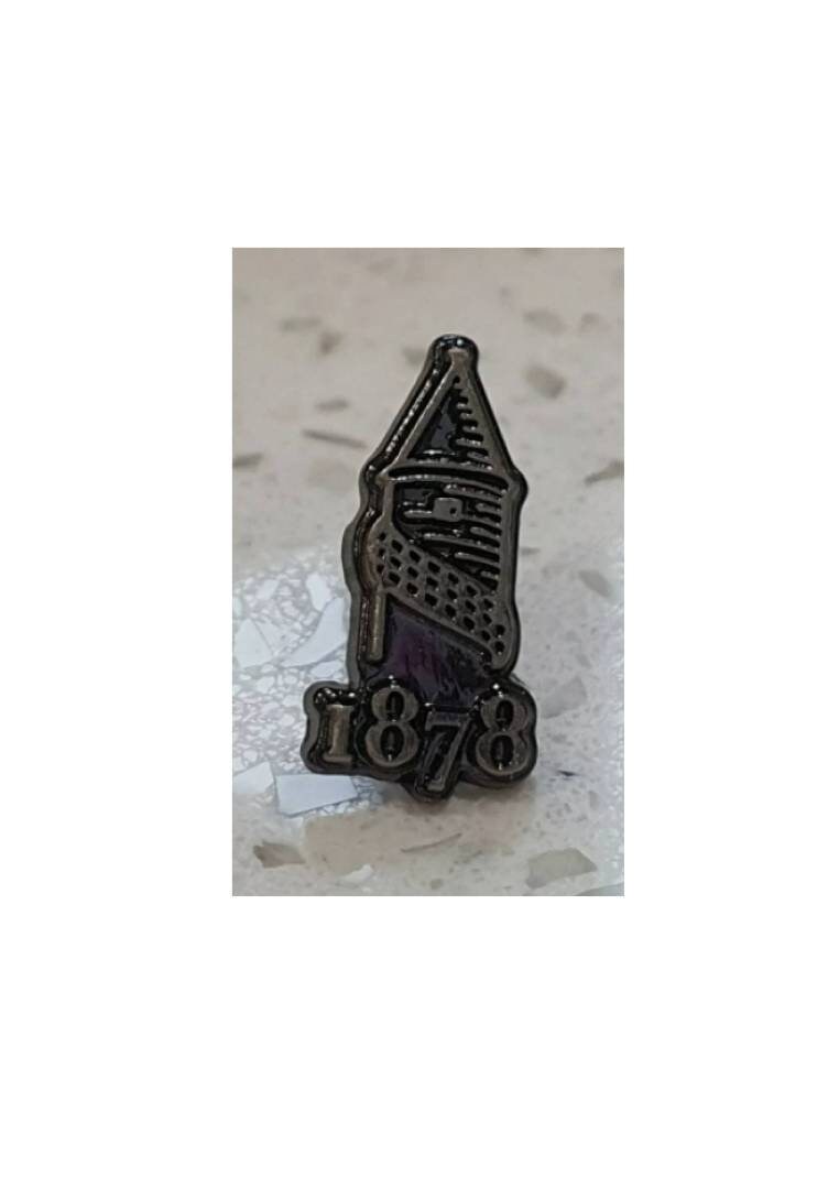 Everton Offizieller Small Tower Stud Button - Schwarz von Footysouvenirs