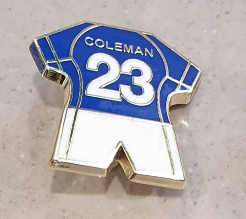 Everton Trikot Spieler - Coleman Nr.23 Blaues Heimtrikot von Footysouvenirs