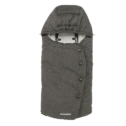 Foppapedretti Trendy Universal-Fußsack, Melange Graphite von Foppapedretti