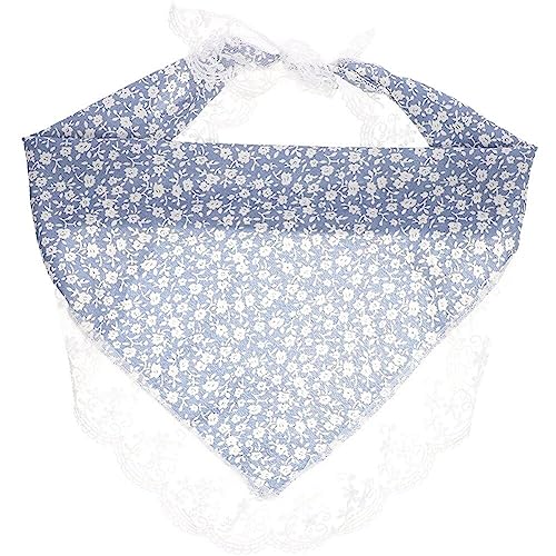 Blumen Elastische Haare Bandanas Schal Stirnband Spitzenkopf Kerchief Blütengedruckte Turban Stirnbänder Haare Bandanas Haarzubehör Für Frauen von Fopytu