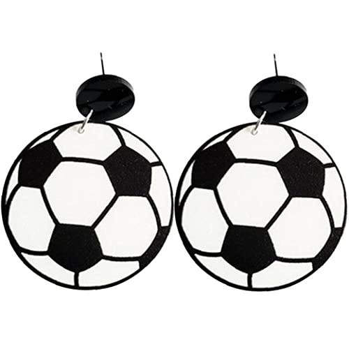 Fußball-Ohrringe Sport-Ohrringe Schmuck Geschenke für Frauen Mädchen von Fopytu