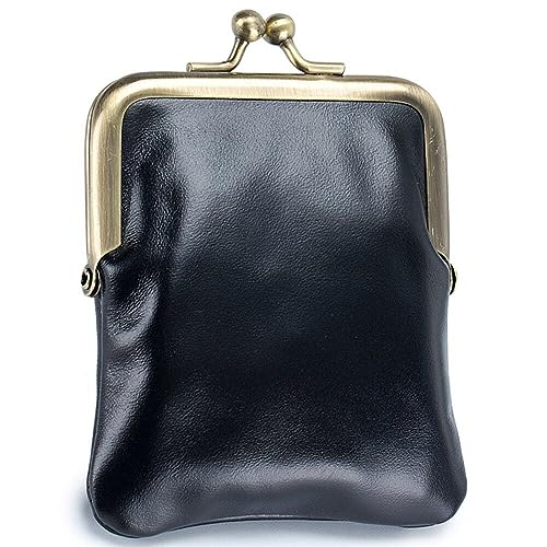 Niedliche Retro -brieftaschen -Tasche Wechseln Sie Beutelauto -münzhalter Beutel Mini Leder Geldbörsen Wechseln Sie Wechselbrieftaschen Reißverschluss Für Frauen Mädchen von Fopytu