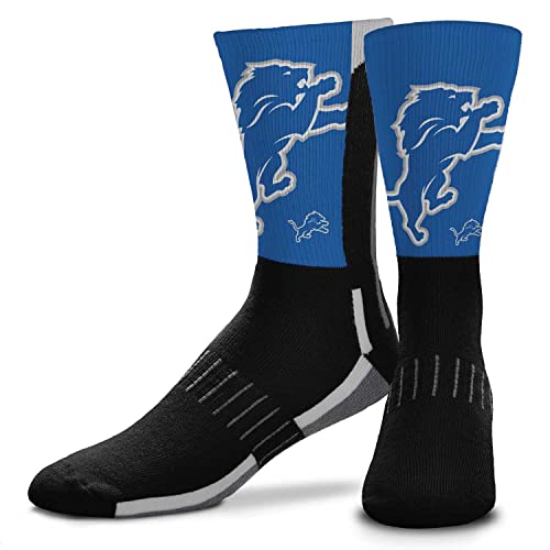 For Bare Feet NFL Youth V Curve Socken – maschinenwaschbar – Poly-Spandex-Mischung – perfekte Passform und Haltbarkeit für aktive junge Menschen, Schwarz, Einheitsgröße von For Bare Feet