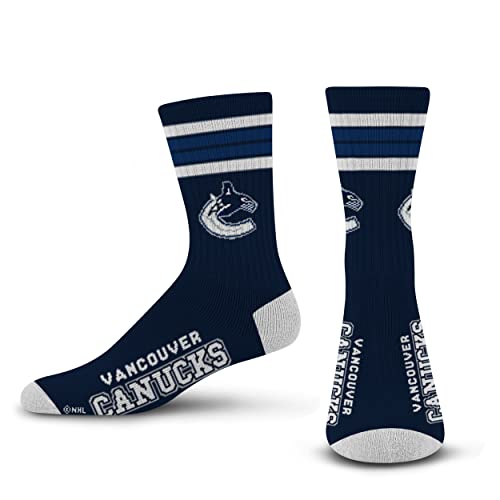 For Bare Feet Herren NHL 4 Streifen Deuce Crew Socken - mehrfarbig - Large von For Bare Feet