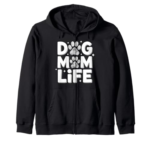 Niedlicher Hund Mama Fell Baby Mutter Damen Kapuzenjacke von For Dog Moms