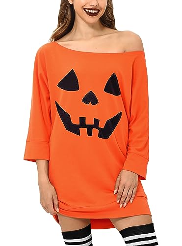 For G and PL Halloween Damen Dress orange XL von For G and PL