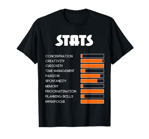 Für Kinder mit ADHS-Statistiken Neurodiversität Männer Jungen Bewusstsein T-Shirt von For Kids With ADHD Stats Neurodiversity Men Boys