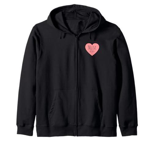 Muttertags-Herz zum ersten Mal Mama Bald werdende Mutter Est 2025 Kapuzenjacke Muttertags-Herz zum ersten Mal Mama Bald werdende Mutter Est 2025 Kapuzenjacke von For Mum Inspire