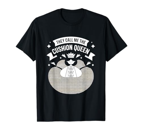 Kissen Queen Nähliebhaber T-Shirt Kissen Queen Nähliebhaber T-Shirt von For Sewing Upholstery and Fabric Fans