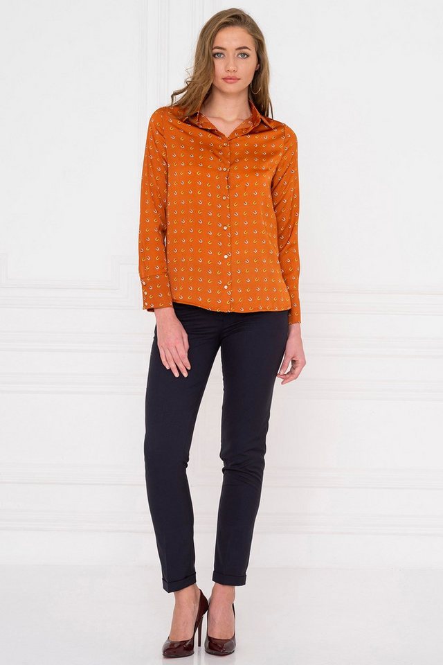 For You Moda Hemdbluse Gemustertes Fliesenshirt von For You Moda