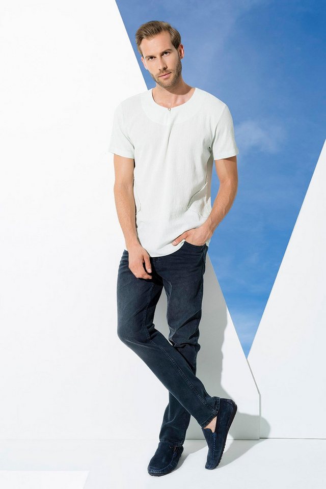 For You Moda Karohemd Bio-Knopf Kurzarm Grün Hemd von For You Moda