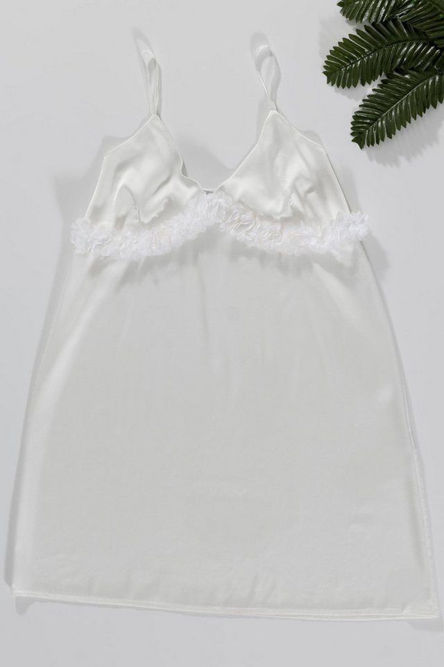 For You Moda Nachthemd Weiße Spitze Nachthemd von For You Moda