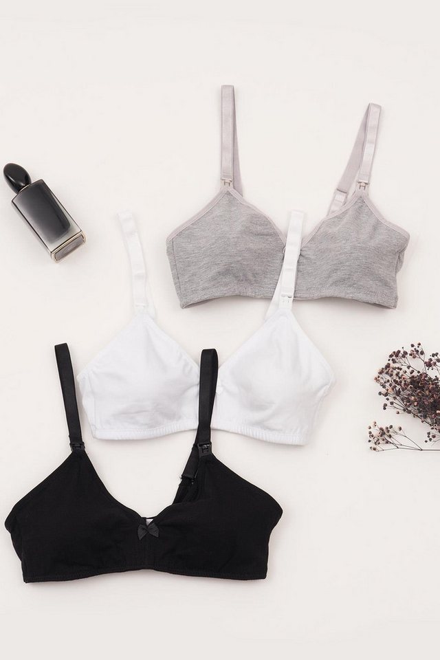 For You Moda Schalen-BH 3-teiliges Postpartum-BH-Set von For You Moda