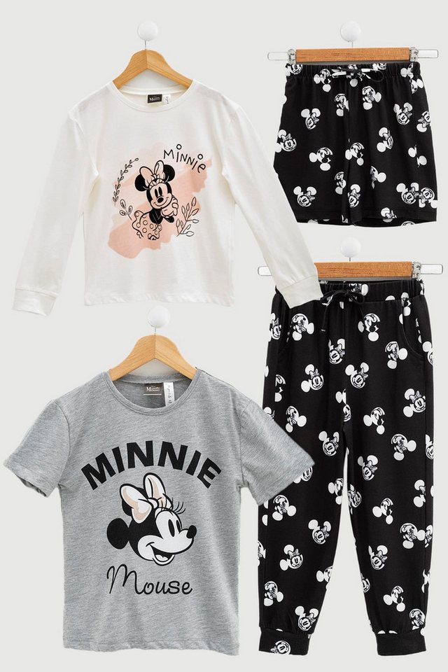 For You Moda Shorts 4-teiliges Set T-Shirt & Shorts Minnie Mouse von For You Moda