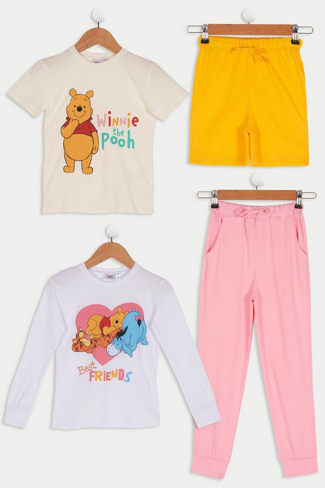 For You Moda Shorts 4-teiliges Winnie The Pooh T-Shirt & Shorts Set von For You Moda