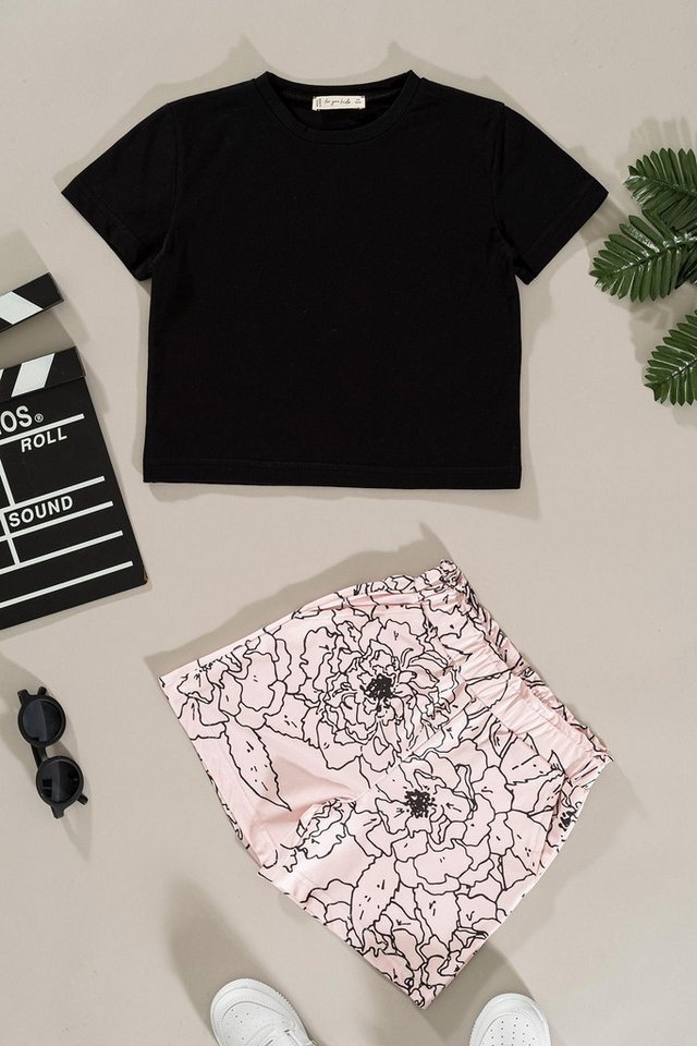 For You Moda Shorts Blumenmuster Co-ord Set von For You Moda